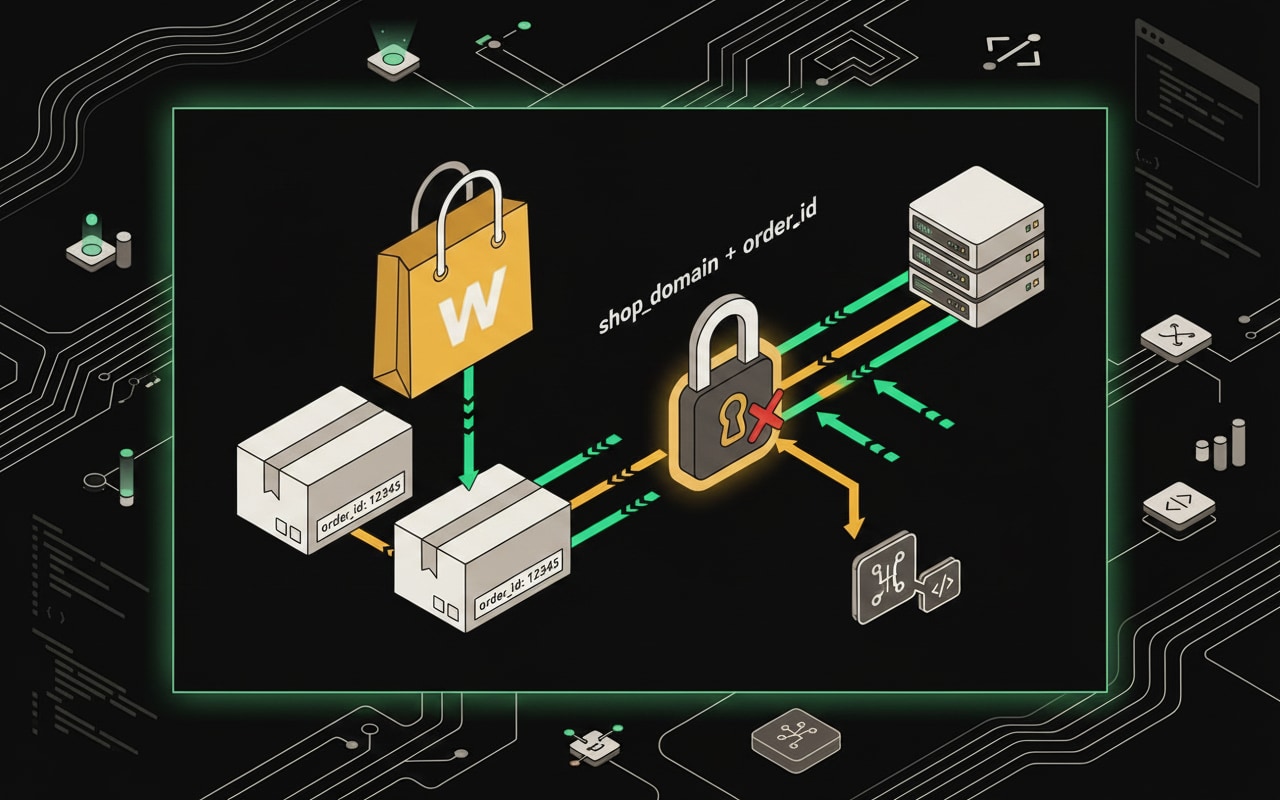 Составной ключ дедупликации из event_id, order_id и типа события в WooCommerce